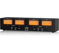 4-Channel Audio VU Meter Spectrum Analyzer with Remote Control, DB Panel Display, EQ and VU Modes, RCA and Balanced XLR Input/Output for Studio Use