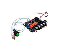 4-Channel Automatic Source Switcher with Manual Selector - 4 Inputs, 1 Output Switchboard Selector Seamless Audio/Video Switching