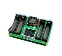 4-Channel Battery Capacity and Internal Resistance Tester, Active Cooling Fan, 9 Cycles Auto Mode for Li-ion 2.8-4.2V