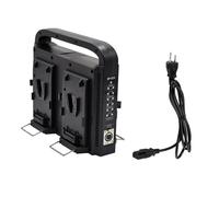 4-Channel Battery Charger with LED Indicator Display for Sony 14.4V/14.8V V-mount Battery