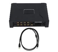 4 Channel Car Audio Power Amplifier Bluetooth 5.0 High Performance Universal Metal Class AB 75W x 4 Channels for Automobile Stereo System