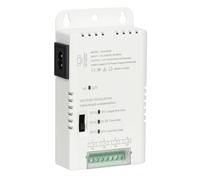 4 Channel CCTV Camera Power Supply Distribution Power Supply 90V-264VAC Input to 12V-13.8-15VDC Output Security Camera Power Adapter with PTC Fuse (HD4C50W)