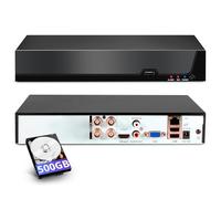 4 Channel CCTV Camera Systems with 500GB HDD, 5MP H.265+ Surveillance DVR Recorder for Analog 6 in 1 XVI AHD TVI CVBS CVI IP Cameras, DVR for Security Home Surveillance System