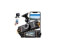 4 Channel Dash Cam for Cars Front Rear Inside & Left Right,360° Dash Cam Front Rear Inside & Left Right, 4K+1080P*3 FHD Car Camera, 5GHz WiFi & App Control,24H Parking Mode,G-Sensor,Loop Recording