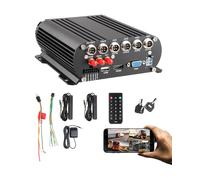 4-channel HDD Video Recorder Mobile DVR with 4G Live GPS Tracking for RV Truck Trailer Tractor Fleet Management
