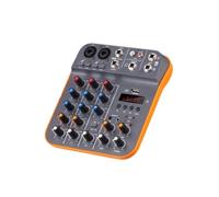 4 Channel Mixer DJ Console D4M Audio Interface With Reverber Bluetooth 5.0 48V Sound Card For PC Recording Karaoke Sing