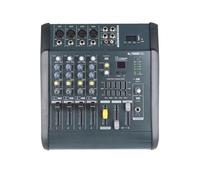 4 Channel Powered Mixer Amplifier with USB Slot, 16DSP Effects, Bluetooth, and 340W Max Output for Professional Audio Mixing