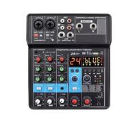 4-Channel Professional Portable Sound Mixer Console Computer Input 48v Power Widely Applicable