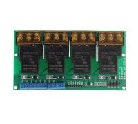 4 channel relay module 30A high power relay shield with optocoupler isolation for pH meter control 12VDC automation