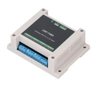 4 Channel Relay Module, Industrial Grade Optocoupler Isolation Guide Rail Mount USB TTL Control Relay, USB CDC Class Virtual Serial Port Protocol or UART Protocol