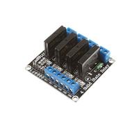 4-Channel Solid State Relay Module High-level Trigger DC Control AC Load AC 240V 2A for PLC Automation Equipment Control , Industrial Control , Circuit Modification(4-Channel 12V)