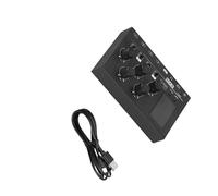 4 Channel Stereo Sound Mixer with LED Display and Low Noise Circuit Stereo/Mono Switchable Sound Mixer for Studio/Live Streaming