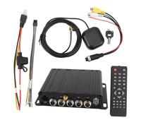 4 Channel Video Splitter DC12V 24V 1080P GPS Driving Track Playback Parking Camera Video Control Box with Information Overlay Support Advanced Protection Universal Application for (No Memory Card)