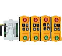 4-Channel Wireless LED Light Switch Remote Control - 12V-36V, 433.92MHz Transmitter & Receiver with Learning Code Functionality(04)