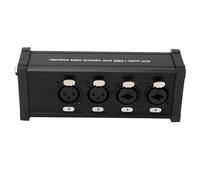 4 Channel XLR Sound Transmitter with Ground Isolation, Unique Anti-Interference Technology, for Live Stage, Recording Studio and Home Sound System