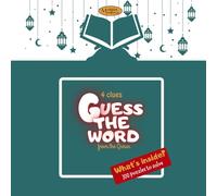 4 clues Guess the Word from the Quran: 100 Quran Word Guessing Game | Islamic Puzzle & Activity Book for Kids, Teens, and Adults
