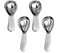 4 Coffee Scoop, 15ml 30ml Coffee Spoons, Measuring Spoons Sets for Tablespoon Measure Tea, Sugar, Flour