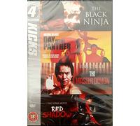 4 Collection Kicks. The Black Ninja, Day of the Panther, The Master Demon, Red Shadow DVD