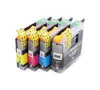 4 Color ABS Inks Cartridge Set for LC203 LC201 Printers for Output and Extended Use High Yields Printer Liquid Inks
