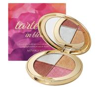 4-Color Highlighter & Blush Palette, Shimmer Eyeshadow Makeup Kit, 2-in-1 Face Illuminator Powder with Mirror, Long-Lasting Diamond Glow Texture, Portable Travel Size for Natural Radiance (Gold)