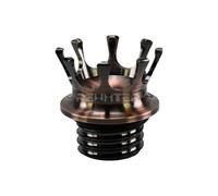 4 Color Motorcycle Crown Style Gas Cap Vented Fuel Tank Right-hand Thread For Ha&rley Touring Dyna Softail Sportser 883 1200 FLHR Fuels Tanks Covers