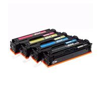 4 Color Toner Cartridge Set with Chip, Compatible with Canon | Fits CRG-067 and CRG-067H color laser printers; black, cyan, yellow and magenta cartridges(CRG-067H(4colors))