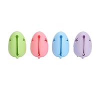 4 Colors Beauty Sponge Holder, Silicone Makeup Sponge Case with Dual - Sided Ventilation, Hollow - Out Travel Blender Organizer for Hygienic Drying and On - the - Go Use