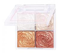 4 Colors Blush Palette Matte Shimmer Metallic Finish Waterproof Long Lasting Blusher Face Illuminator Highlighter Eyeshadow Makeup