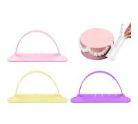 4 Colors Cake Arch Guide Tool Adjustable Cake Arc Cake Curved Decorating Tools Practical Baking Essentials for Home Bakery Fondant Design and Pastry Making (4 Pcs)