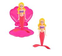 4 Colors Little Mermaid Pool Toy Shell, Summer Swimming Water Toys, Swimming Pool Dive Toys, Little Mermaid Party Supplies & Water Toys, Mermaidss Toys Paddling Pool Toysss (red tail-1pc)