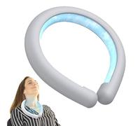 4 Colors Neck Ice Ring, Neck Cooling Tube, Wearable Necks Cold Gel Ice Pack, Relief for Hot Flashes, Summer Ice Ring Neckss Hanging, for Indoor Outdoor Activities (Grey)