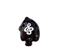 4 Colors Ocarina 6 Hole Small Ocarina Alto C Tone Beginner Ocarina Teaching Ceramic Pendant (Color : 03)