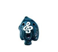 4 Colors Ocarina 6 Hole Small Ocarina Alto C Tone Beginner Ocarina Teaching Ceramic Pendant (Color : 04)