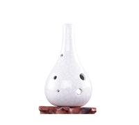 4 Colors Ocarina 6 Hole Small Ocarina Alto C Tone Beginner Ocarina Teaching Ceramic Pendant (Color : 08)