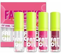 4 Colors Oil Lip Lips Glosses Sets for Women and Girls, 2024 Creamy Nourishing Plumping Lip Gloss, Gloss High Lipstick Sets, Lip Glaze Long Lasting Moisturing Lip (A)