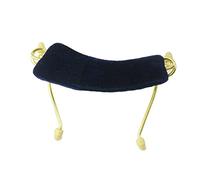 4 Colors Professional Violin Spring Shoulder Rest Velvet Padded Frame Rest - Dark Blue, 1/4 & 1/8