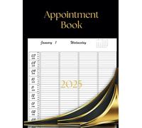 4 Column Appointment Book 2025: Appointment Book for 4 person, Dated Daily and Hourly 7am to 11pm 15 minute increments, 1 Page per Day, for Client ,Salon, Hair Stylists.