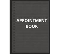 4 Column Appointment Book Undated : Daily Hourly Planner 30 Minutes Interval for Schedule from 7 am to 10 pm 30 minute increments, for Client ,Salon, Hair Stylists, Hardcover.