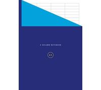 4 Column Notebook A5: Versatile Journal / Notepad with Four Ruled / Lined Columns