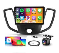4 Core+64G Android Car Stereo for Ford Transit 2015-2019 Upgrade Radio, Hodozzy 9" HD IPS Touchscreen Bluetooth Car Radio with DSP Carplay Android Auto GPS WiFi FM/RDS SWC Reversing Camera
