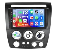 4 Core 64GB Car Radio for Hummer H3 2005 2006 2007 2008 2009 2010: 9 Inch 1280*800P IPS Touch Screen Wireless CarPlay Android Auto 5G Wi-Fi Bluetooth 5.0 GPS FM SWC Backup Camera