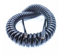 4 Core Black Spring Extension Cord Spiral Power 20AWG 24AWG 17AWG 14AWG 2.5 Meter 7. Cable(Line length 5 meter)