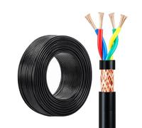 4 Core Shielded Twisted Pair Cable 22AWG-16AWG OFC Signal Wire RS485(18AWG(0.75mm²),320FT)