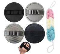 4 Counts Shower and Bath Tool, 2025 New Exfoliating Body Scrubber Set with Back Scrubber, Deep Cleansing Bath & Shower Brush, Dead Skin Remover Exfoliating Glove for Men & Women
