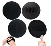 4 Counts Shower and Bath Tool, 4 Counts Shower and Bath Tool for Massage and Removing Dead Skin, Exfoliating Body Scrubber Set, Fine Grain Easy to Remove Mud for All Skin Types (Coarse Lines)