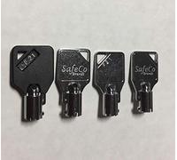 4 Craftsman Gladiator GarageWorks Toolbox Lock Keys Code Cut F21 One Original Gladiator Black Top & 3 Pre-Cut ILCO Aftermarket Tool Box Keys Please note push in on key when turning.