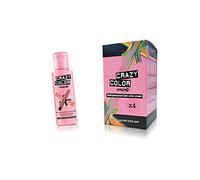 4 Crazy Color Semi Permanent Hair Colour Dyes by Renbow 100ml Peachy Coral 70