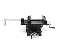 4'' Cross Vise Drill (100MM), Heavy Duty 2 Way Metal Milling Machine X-y Heavy Duty Cast Iron Clamp for Incremental Drilling Work