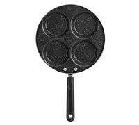 4-Cup Egg Frying Pan, Aluminium Non-Stick Frying Pan Egg Cooker Pan Omelet Multipurpose Pancake Pan Egg Burger Steak Pan Induction Cooker Safe