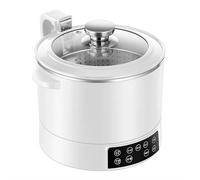 4-Cup Low Sugar Rice Cooker - 304 Stainless Steel Carb-Reducing Cooker with Liftable Steam Basket, Smart Touch Control & Dual-Chamber Design for Diabetic/Weight Loss Diets